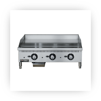 Patriot 36 inch stainless steel griddle.