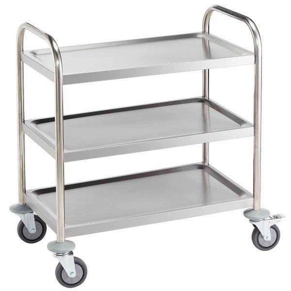 Sauber 3-Shelf 220 lb. Capacity Utility Cart
