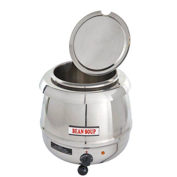 Sentinel 10.5-Quart Stainless Steel Electric Soup Kettle Warmer