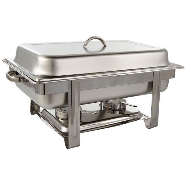 Bradford Hall 9-Quart Rectangular Stainless Steel Chafer