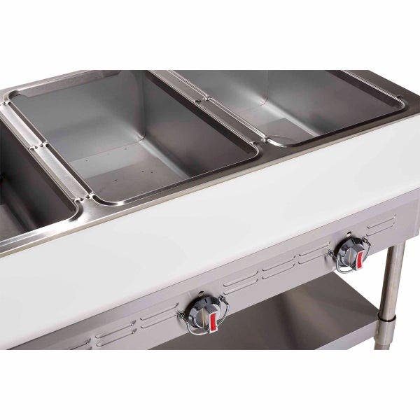 Sentinel SN-GBM-3NG 3-Well Natural Gas Hot Food Steam Table 44-1/2"W