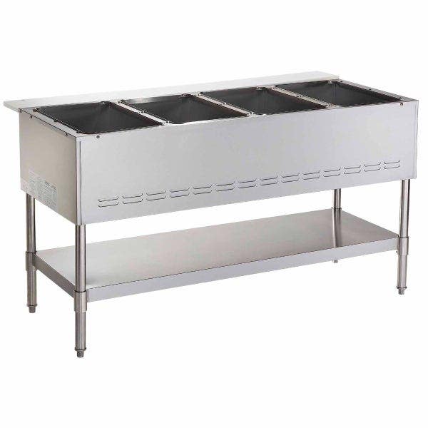 Sentinel SN-GBM-4NG 4-Well Natural Gas Hot Food Steam Table 58-1/2"W