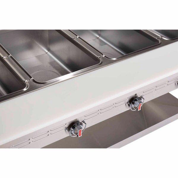Sentinel SN-GBM-4NG 4-Well Natural Gas Hot Food Steam Table 58-1/2"W